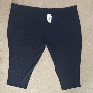 Women’s Plus Size Black Stretch Pants NWT Comfort Fit Casual Work Office 4X